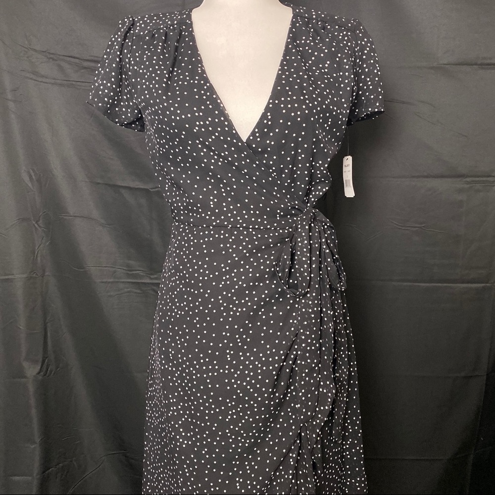 Midnight Doll maxi wrap dress